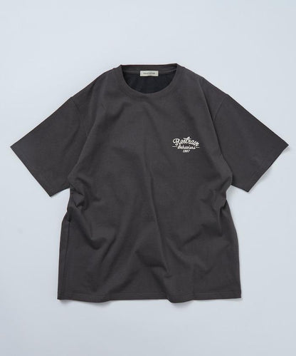 寬鬆版型 背部刺繡設計 TIGER 圓領T恤