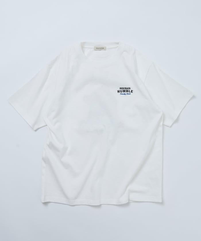 寬鬆版型 背部刺繡設計 TIGER 圓領T恤