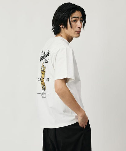 寬鬆版型 背部刺繡設計 TIGER 圓領T恤