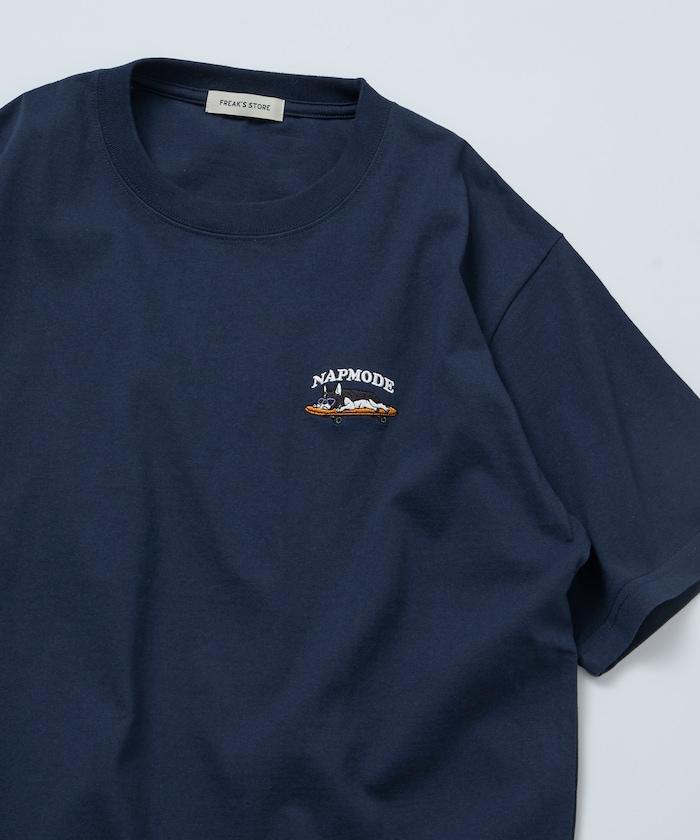 寬鬆版 單點動物刺繡 圓領 T恤