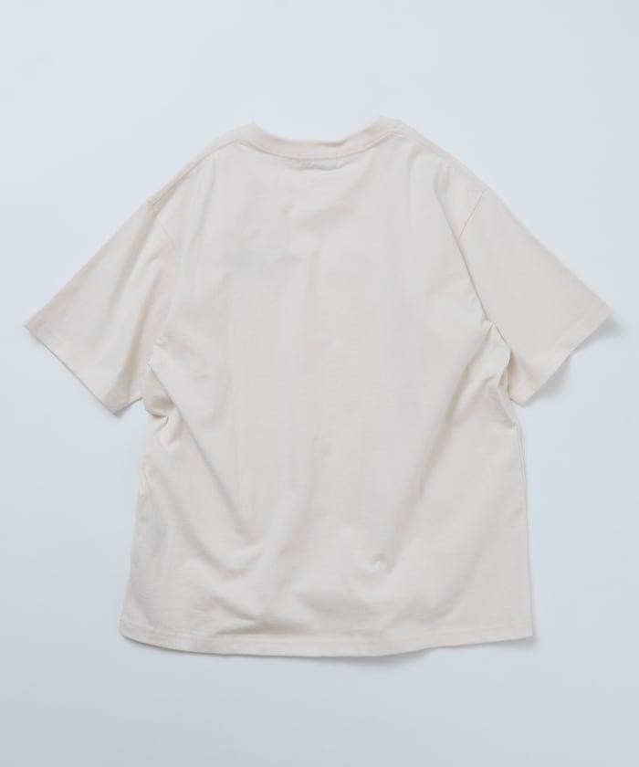 寬鬆版 單點動物刺繡 圓領 T恤