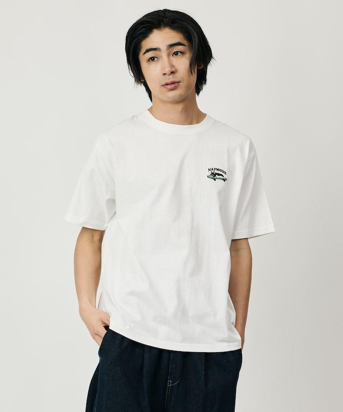 寬鬆版 單點動物刺繡 圓領 T恤