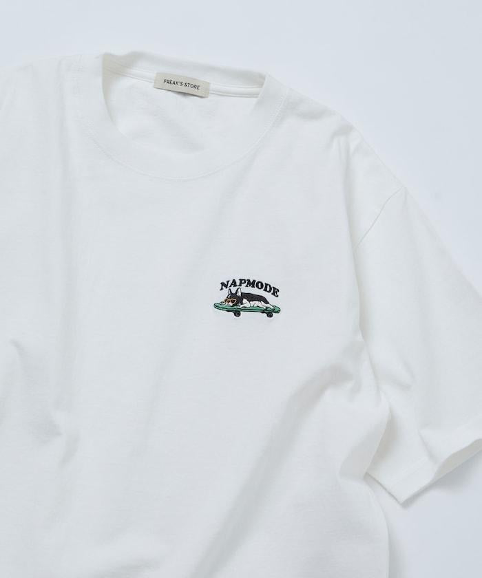 寬鬆版 單點動物刺繡 圓領 T恤