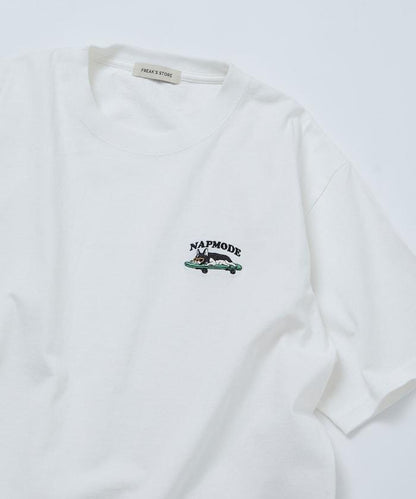 寬鬆版 單點動物刺繡 圓領 T恤