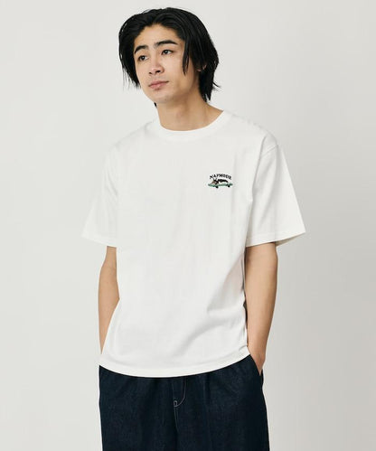 寬鬆版 單點動物刺繡 圓領 T恤