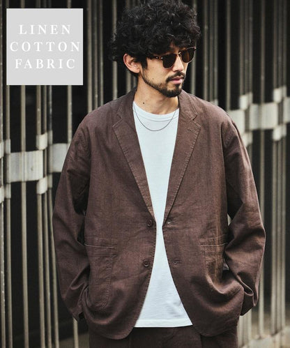 LINEN COTTON JACKET 夾克（套裝可搭配）