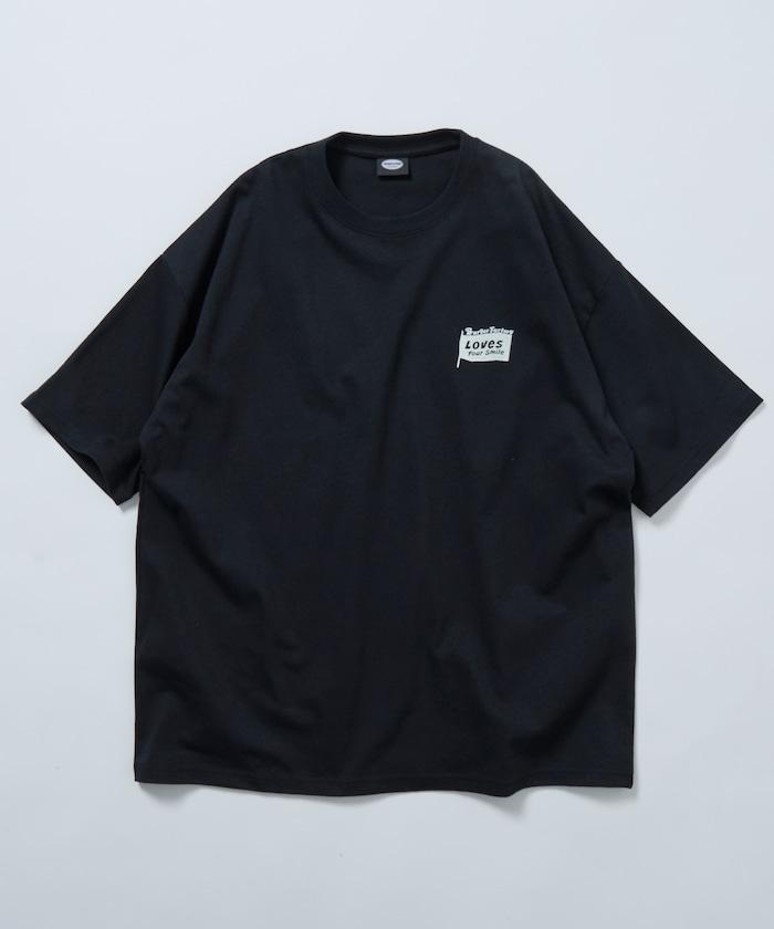 Burger Factory×FREAK'S STORE  寬鬆版型 後背印花 圓領T恤