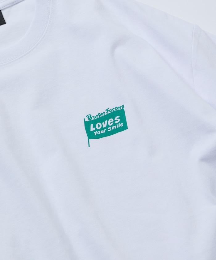 Burger Factory×FREAK'S STORE  寬鬆版型 後背印花 圓領T恤