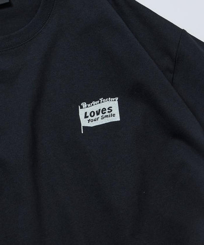 Burger Factory×FREAK'S STORE  寬鬆版型 後背印花 圓領T恤