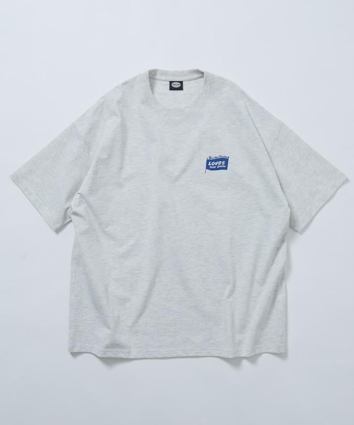 Burger Factory×FREAK'S STORE  寬鬆版型 後背印花 圓領T恤