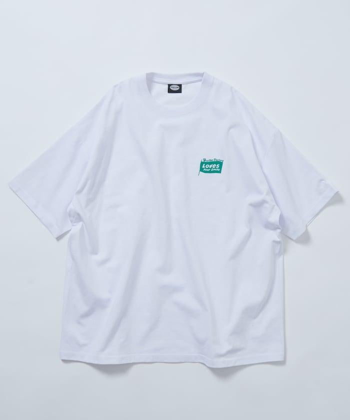 Burger Factory×FREAK'S STORE  寬鬆版型 後背印花 圓領T恤