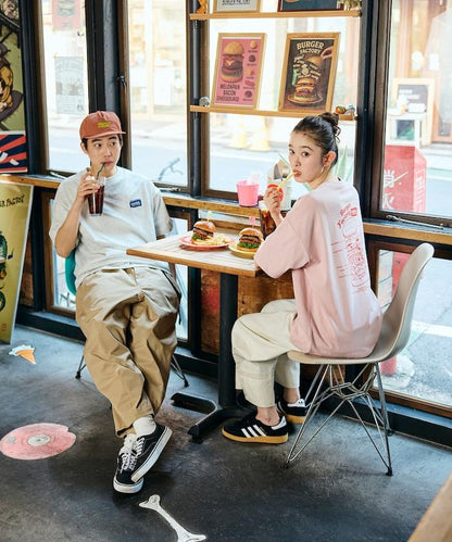 Burger Factory×FREAK'S STORE  寬鬆版型 後背印花 圓領T恤