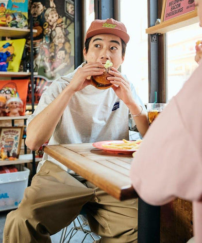 Burger Factory×FREAK'S STORE  寬鬆版型 後背印花 圓領T恤