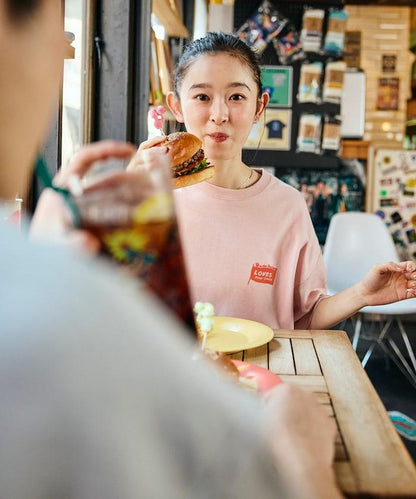 Burger Factory×FREAK'S STORE  寬鬆版型 後背印花 圓領T恤