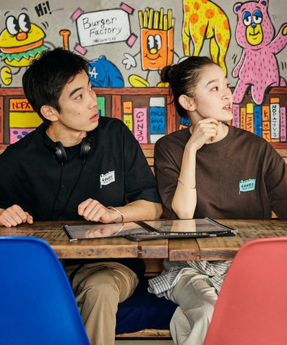 Burger Factory×FREAK'S STORE  寬鬆版型 後背印花 圓領T恤