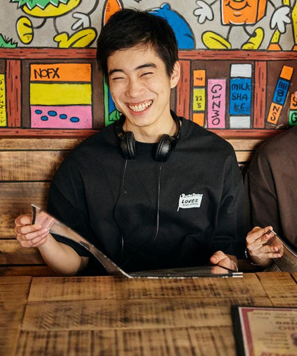 Burger Factory×FREAK'S STORE  寬鬆版型 後背印花 圓領T恤