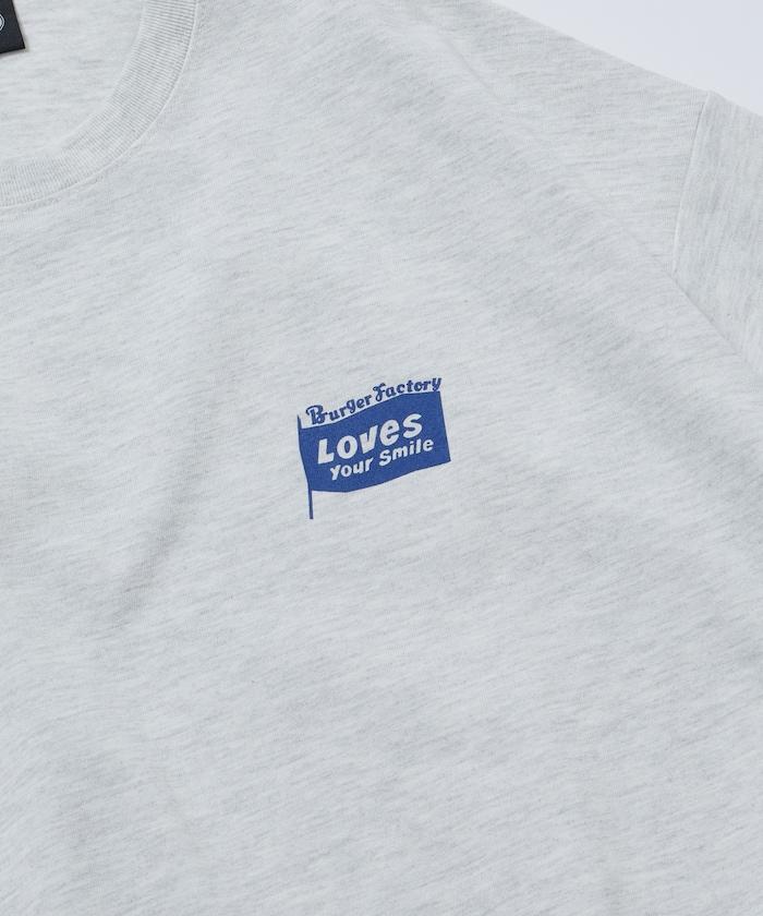 Burger Factory×FREAK'S STORE  寬鬆版型 後背印花 圓領T恤