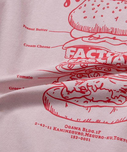 Burger Factory×FREAK'S STORE  寬鬆版型 後背印花 圓領T恤