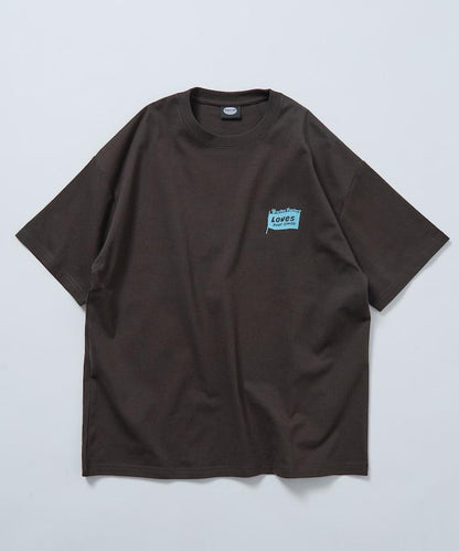 Burger Factory×FREAK'S STORE  寬鬆版型 後背印花 圓領T恤