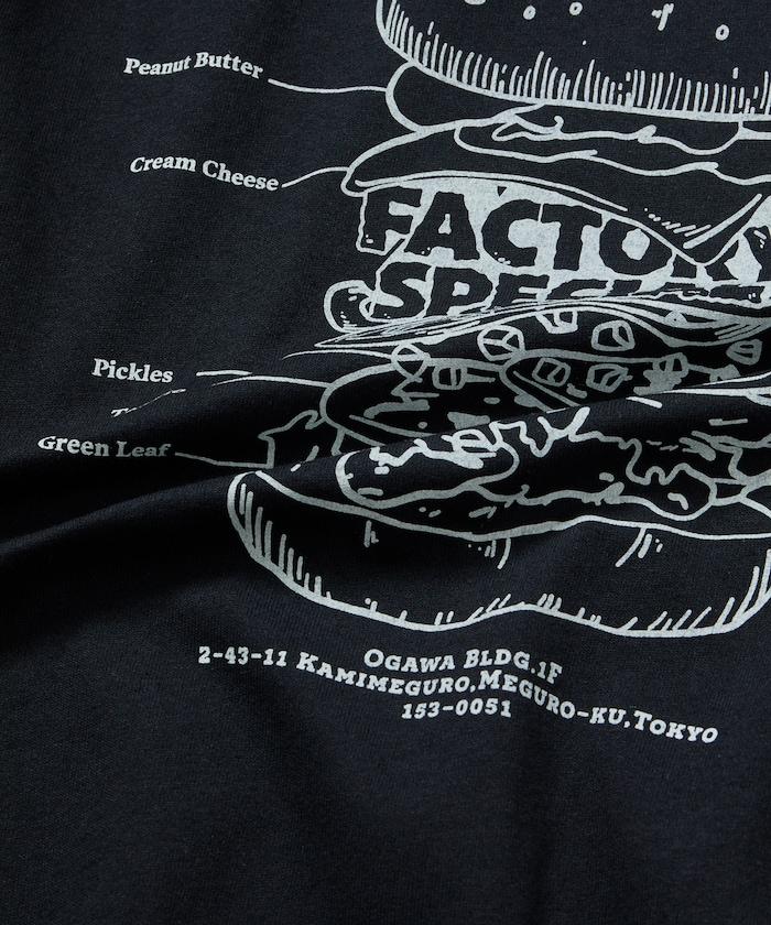 Burger Factory×FREAK'S STORE  寬鬆版型 後背印花 圓領T恤