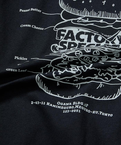 Burger Factory×FREAK'S STORE  寬鬆版型 後背印花 圓領T恤