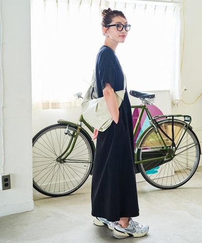 USA棉 寬鬆廓形 T恤式連衣裙