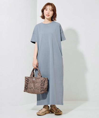 USA棉 寬鬆廓形 T恤式連衣裙