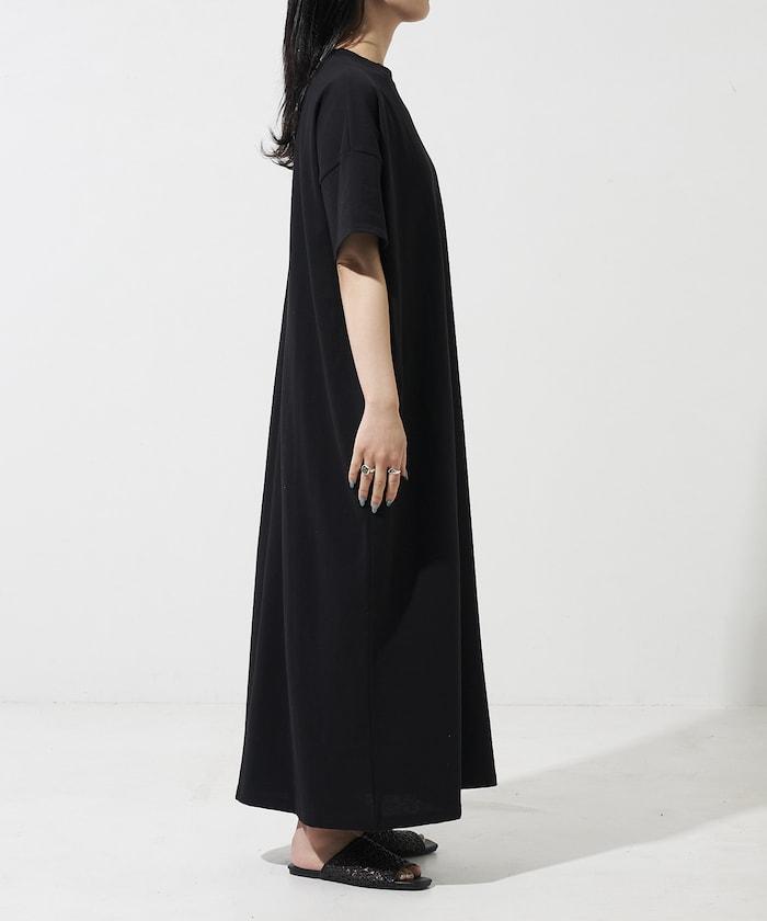 USA棉 寬鬆廓形 T恤式連衣裙