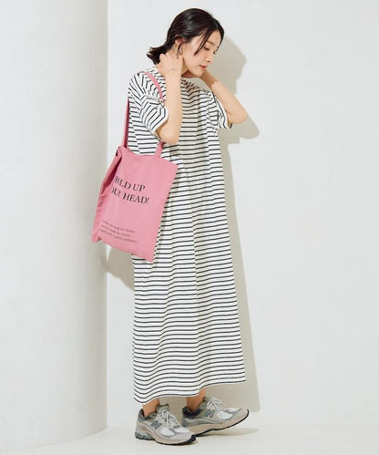 USA棉 寬鬆廓形 T恤式連衣裙