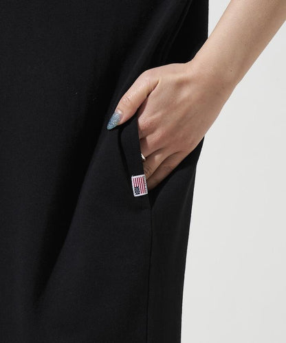 USA棉 寬鬆廓形 T恤式連衣裙