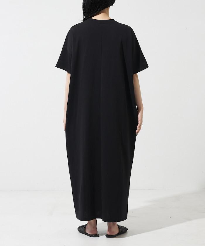 USA棉 寬鬆廓形 T恤式連衣裙