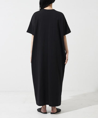 USA棉 寬鬆廓形 T恤式連衣裙