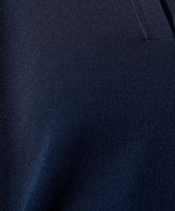 短袖Polo領開襟夏季針織上衣