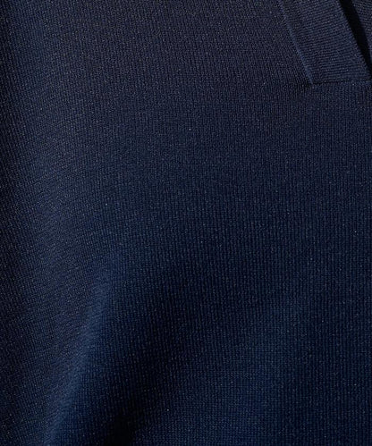 短袖Polo領開襟夏季針織上衣