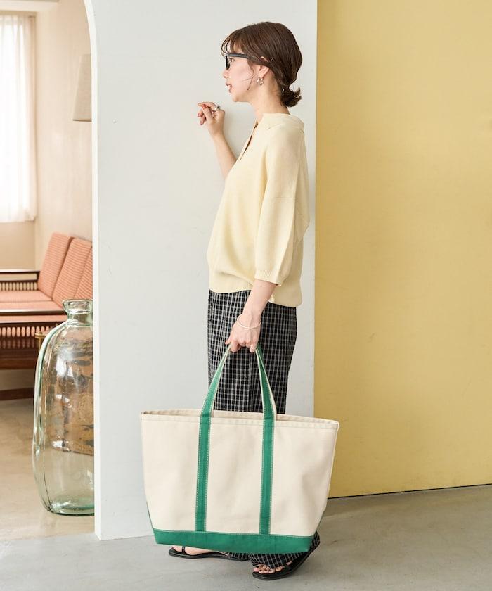 短袖Polo領開襟夏季針織上衣