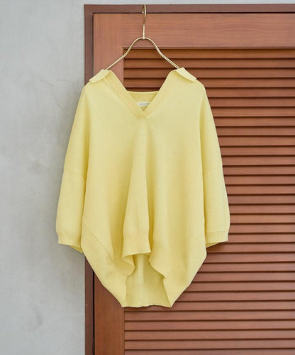 短袖Polo領開襟夏季針織上衣