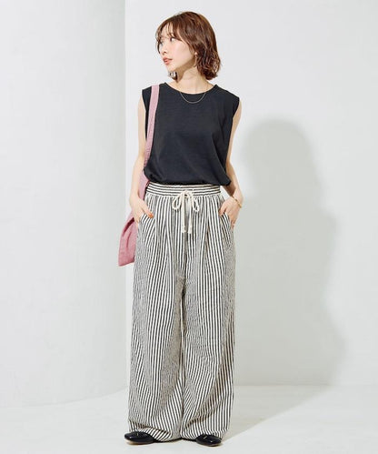 立體條紋設計 休閒褲