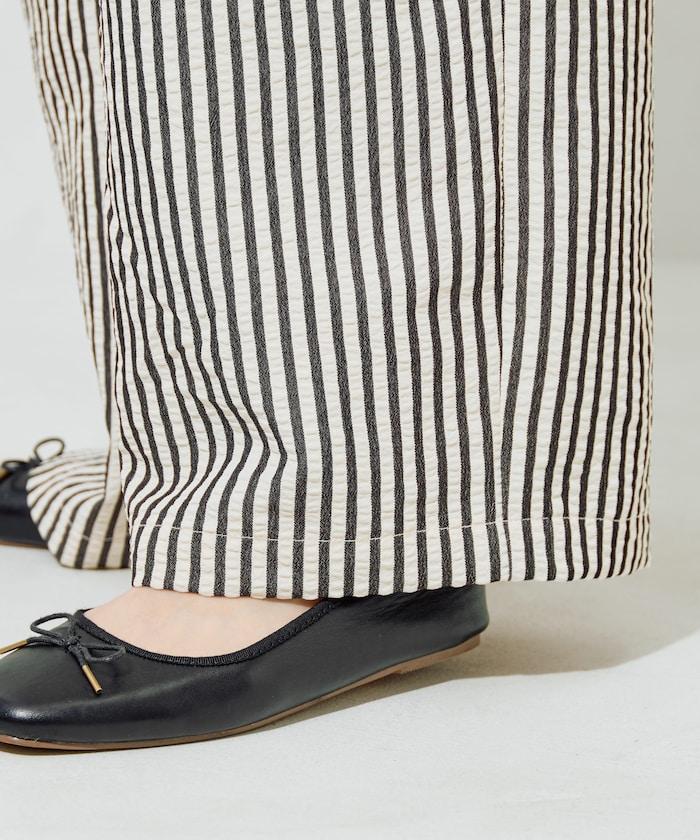 立體條紋設計 休閒褲