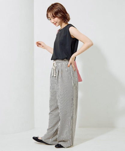 立體條紋設計 休閒褲