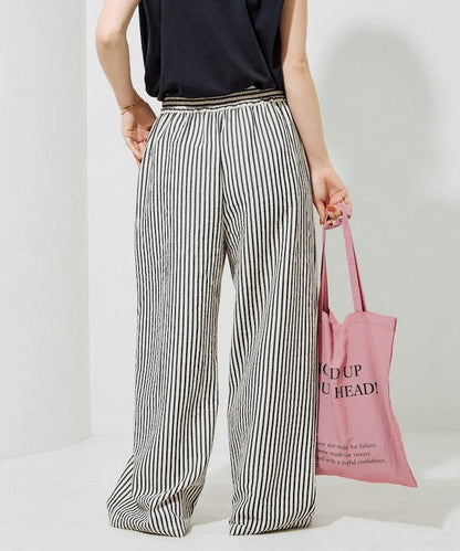立體條紋設計 休閒褲