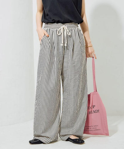 立體條紋設計 休閒褲