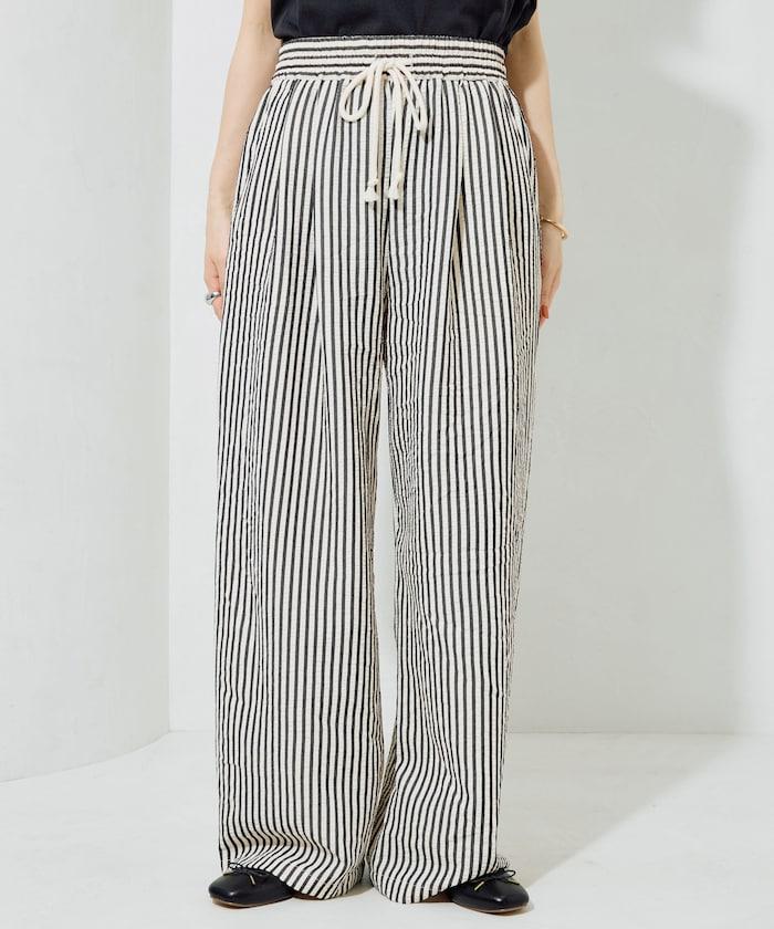 立體條紋設計 休閒褲