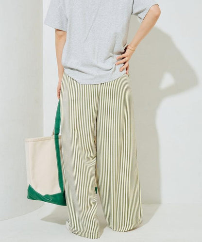 立體條紋設計 休閒褲