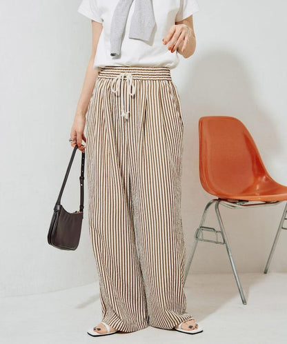 立體條紋設計 休閒褲