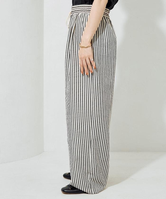 立體條紋設計 休閒褲