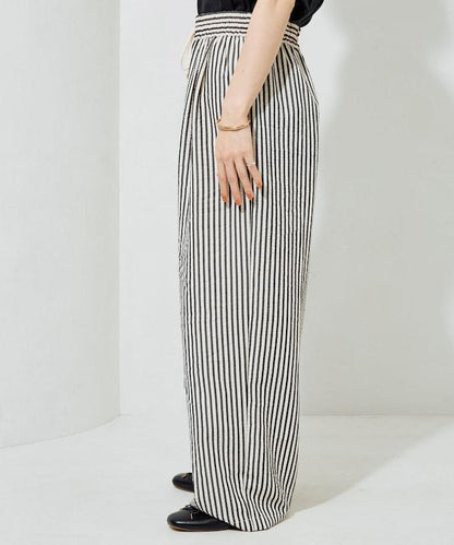 立體條紋設計 休閒褲
