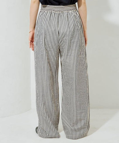 立體條紋設計 休閒褲