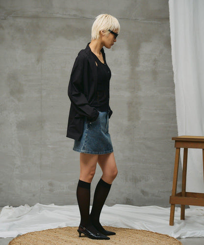 paradigm 牛仔迷你半身裙