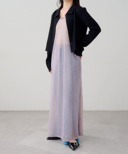 B 透感雙面設計連衣裙