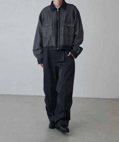 高捻面料 寬鬆設計 降落傘褲